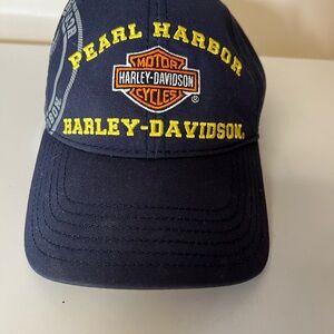 Harley-Davidson Navy Cap with Yellow Embroidery
